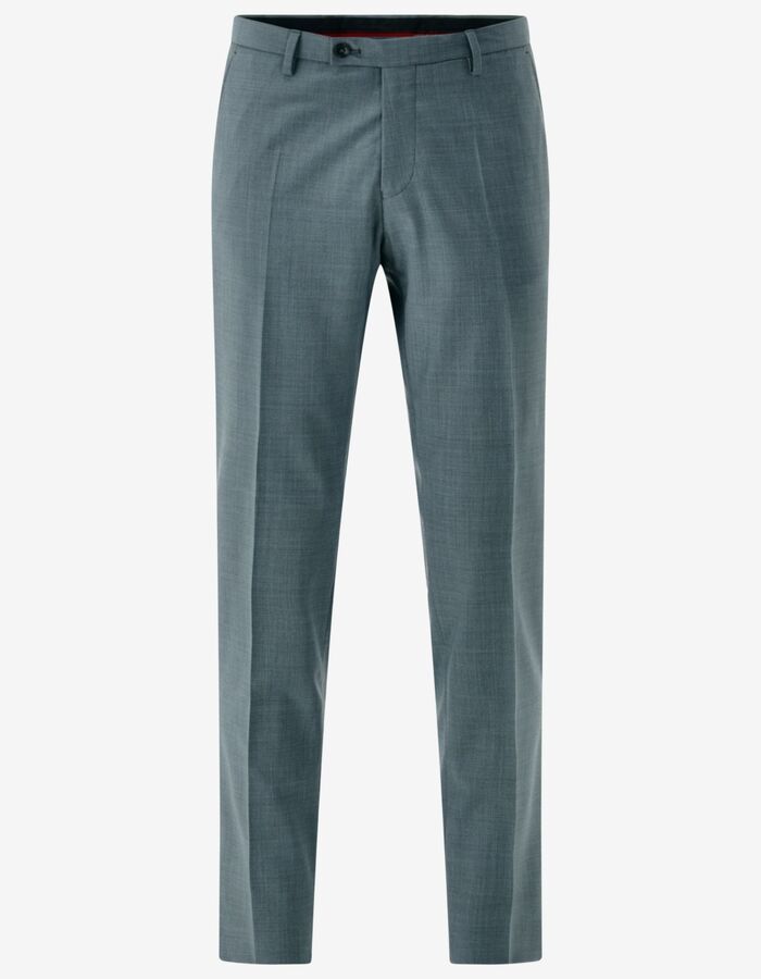 CG Cedric slim fit kostuumbroek met stretch – lichtblauw
