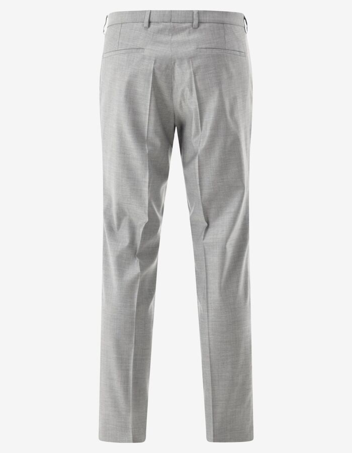 CG Paco slim fit kostuumbroek flatfront – lichtgrijs