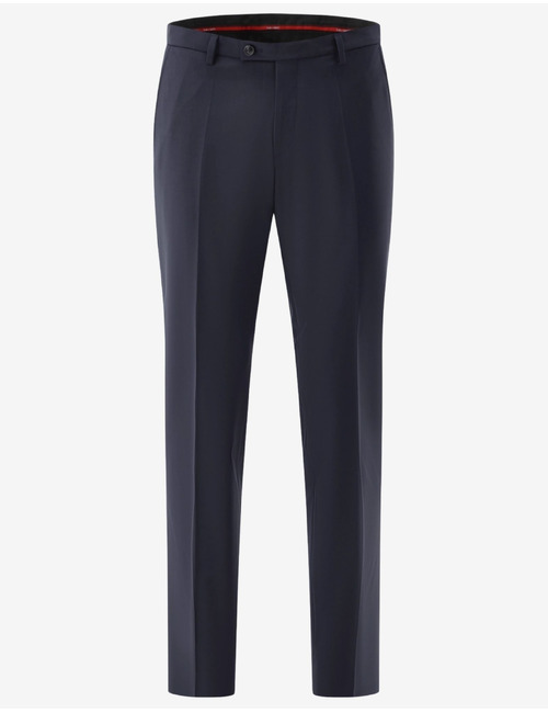 CG Cedric slim fit kostuumbroek met stretch – blauw