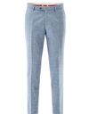 CG Paco slim fit kostuumbroek flatfront – lichtblauw