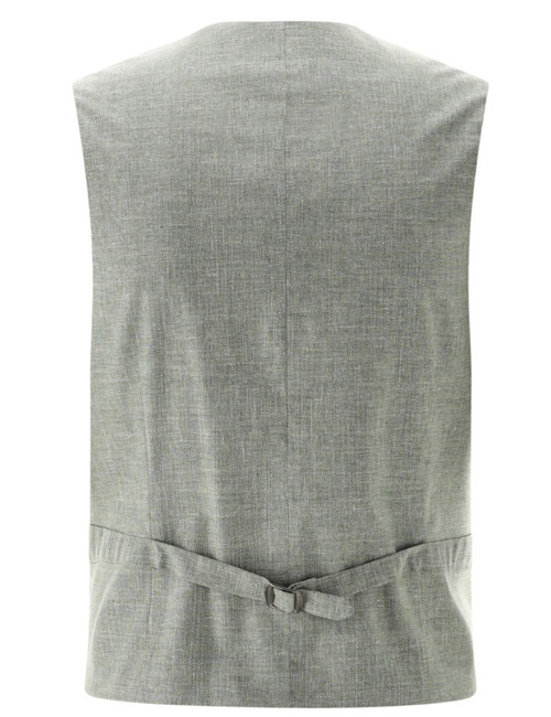 CG Paddy slim fit kostuumgilet met stretch – lichtgroen