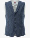 CG Paddy slim fit kostuumgilet met stretch – blauw