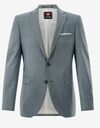 CG Caden slim fit kostuumvest met stretch – lichtblauw