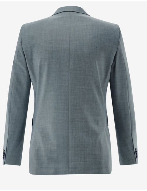 CG Caden slim fit kostuumvest met stretch – lichtblauw