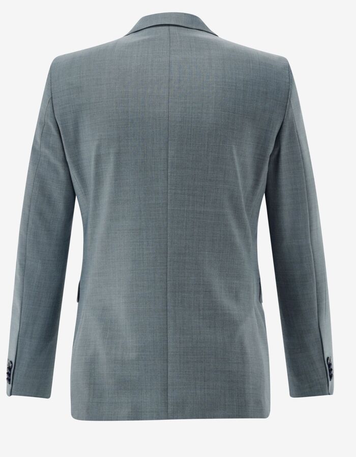 CG Caden slim fit kostuumvest met stretch – lichtblauw