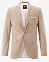 CG Caden slim fit kostuumvest met stretch – beige