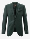 CG Caden slim fit kostuumvest met stretch – donkergroen