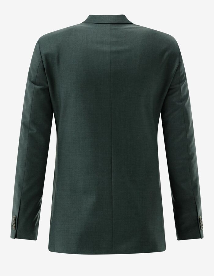 CG Caden slim fit kostuumvest met stretch – donkergroen