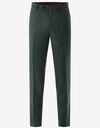 CG Cedric slim fit kostuumbroek met stretch – donkergroen