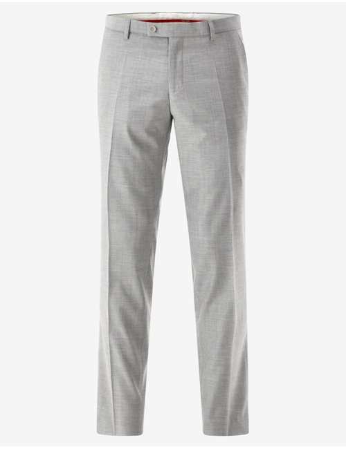 CG Paco slim fit kostuumbroek flatfront – lichtgrijs