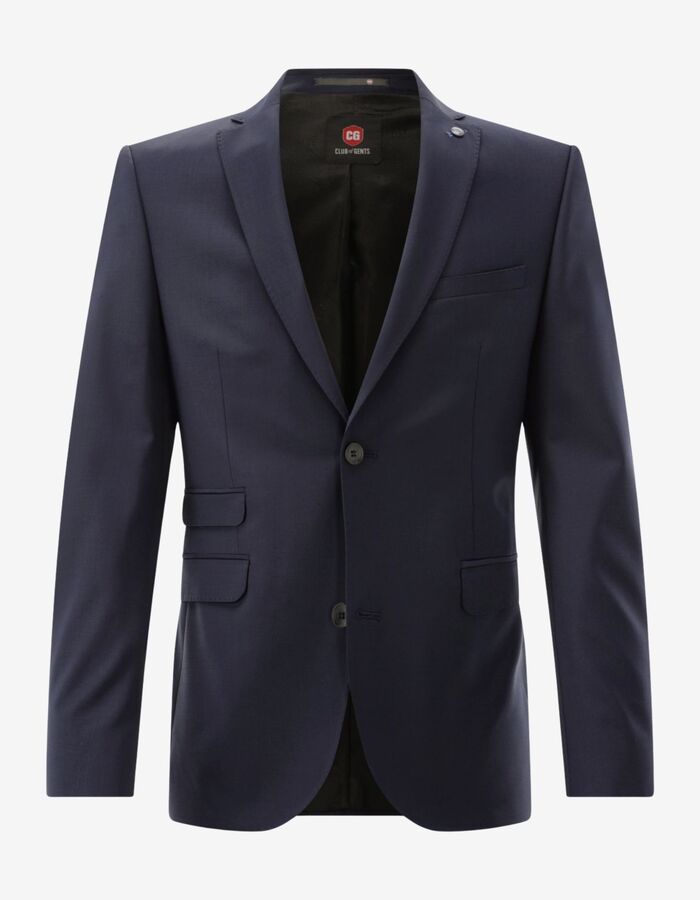 CG Cliff slim fit kostuumcolbert met AMF-stiksel – blauw