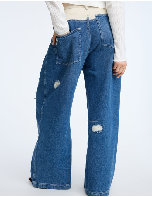 NEZZA - denim broek mix blue