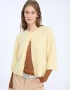 NABILLA - gebreide cardigan lemon