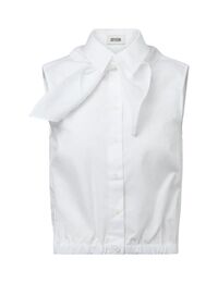 TIRIEL - Mouwloze cropped blouse van katoen