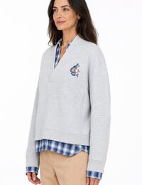 NASH - Sweatshirt gris clair