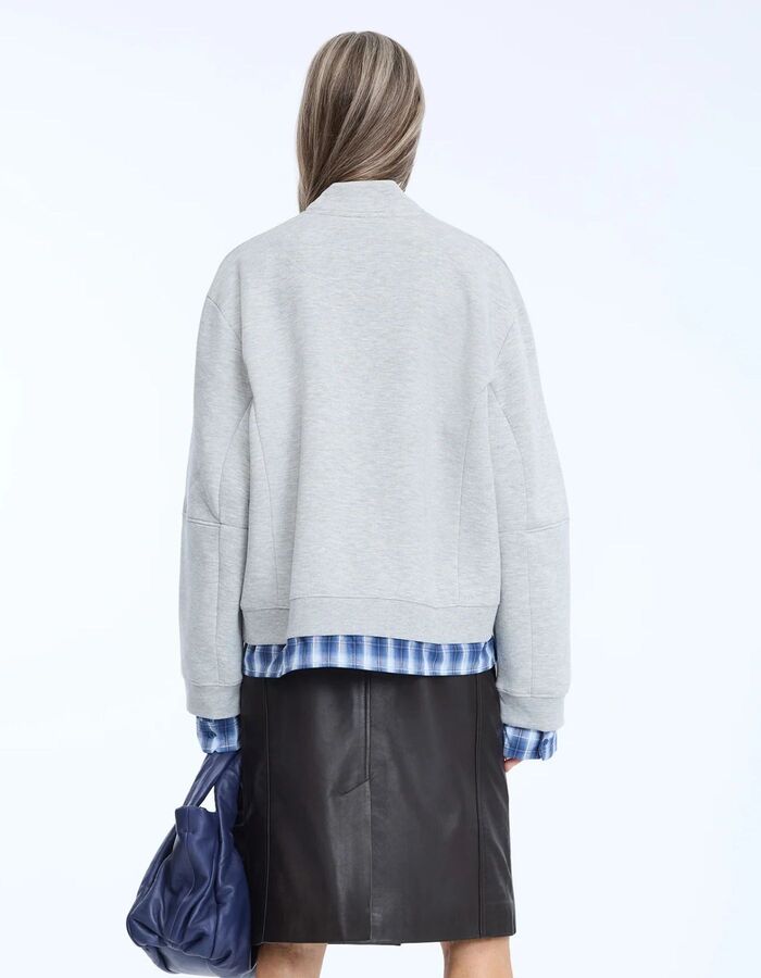 NASH - sweatshirt lichtgrijs
