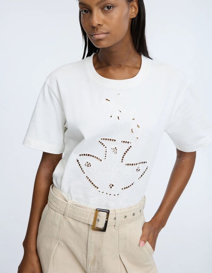 NELLAMY - T shirt ivory
