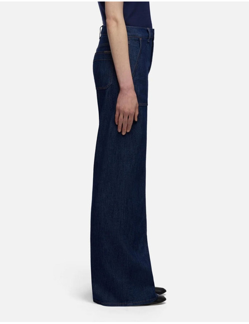 7 For All Mankind wijd donkere washing