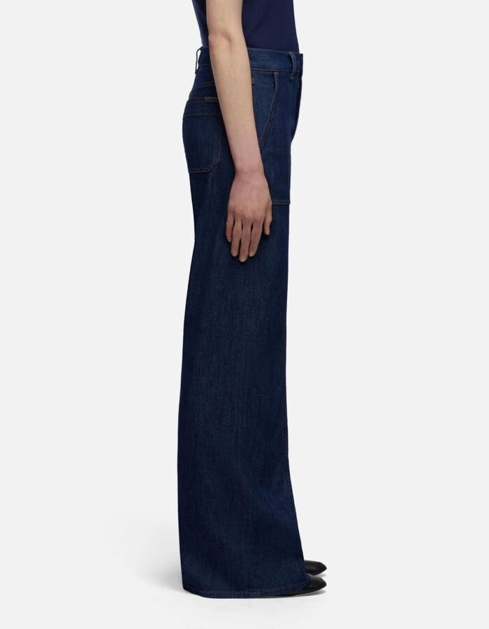 7 For All Mankind wijd donkere washing