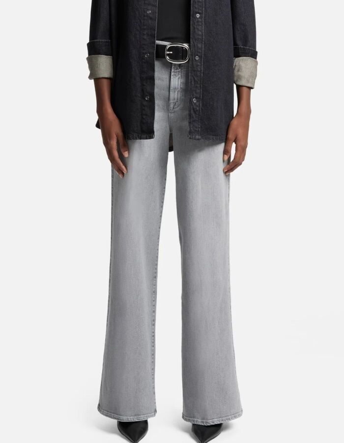 7 For All Mankind wijd grijs