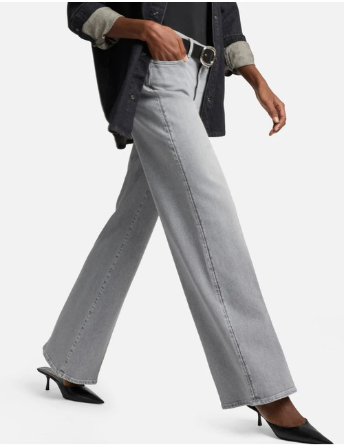 7 For All Mankind wijd grijs