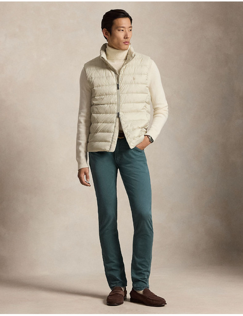 Packable dons bodywarmer in zandkleur