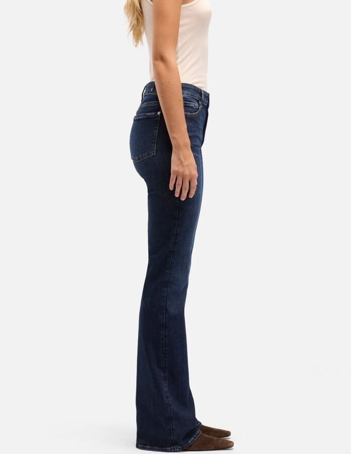 7 For All Mankind bootcut donkere washing