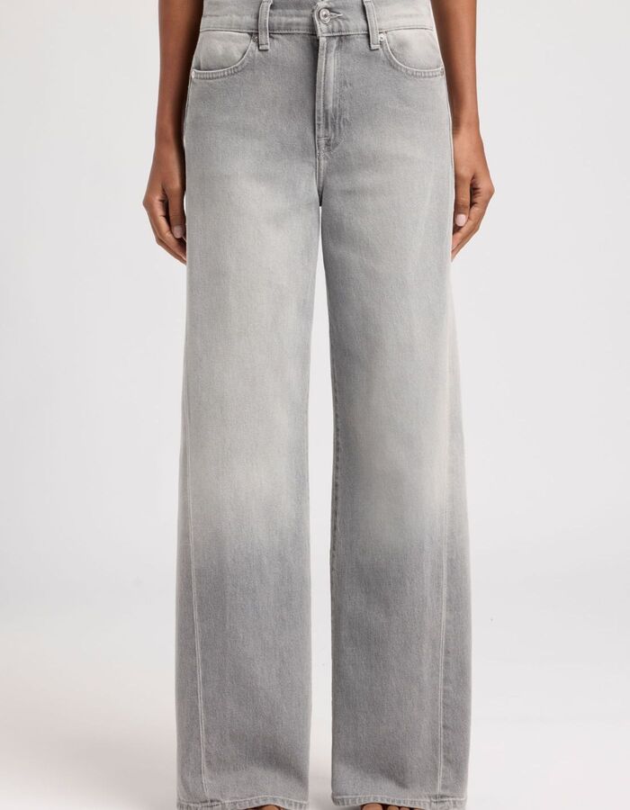 7 For All Mankind wijd grijs