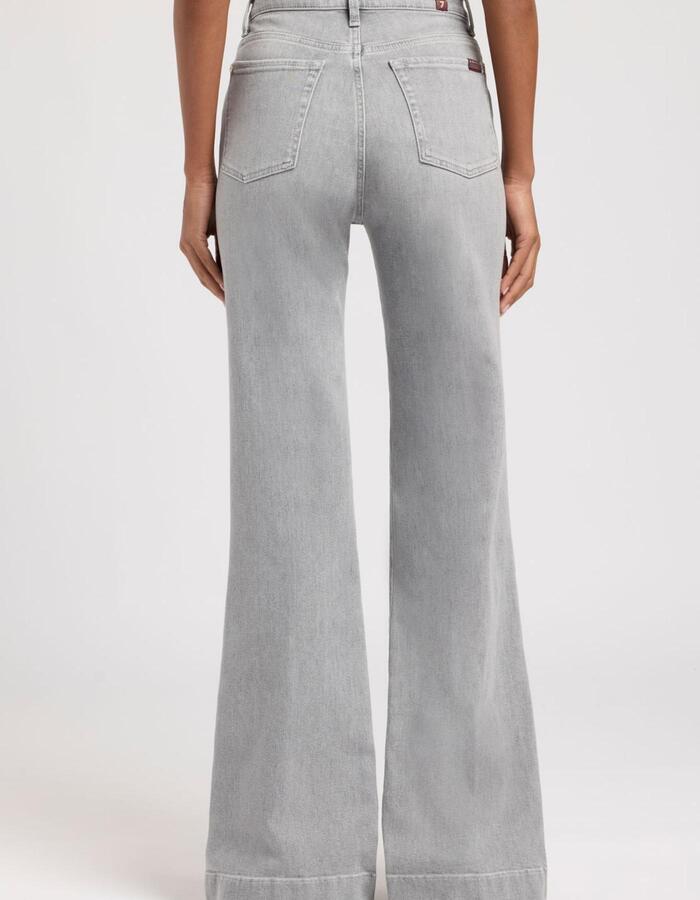 7 For All Mankind wijd grijs