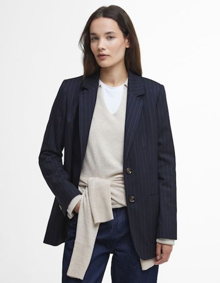 Barbour regular fit blazer navy