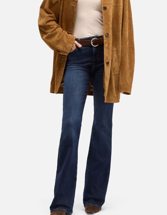 7 For All Mankind bootcut donkere washing