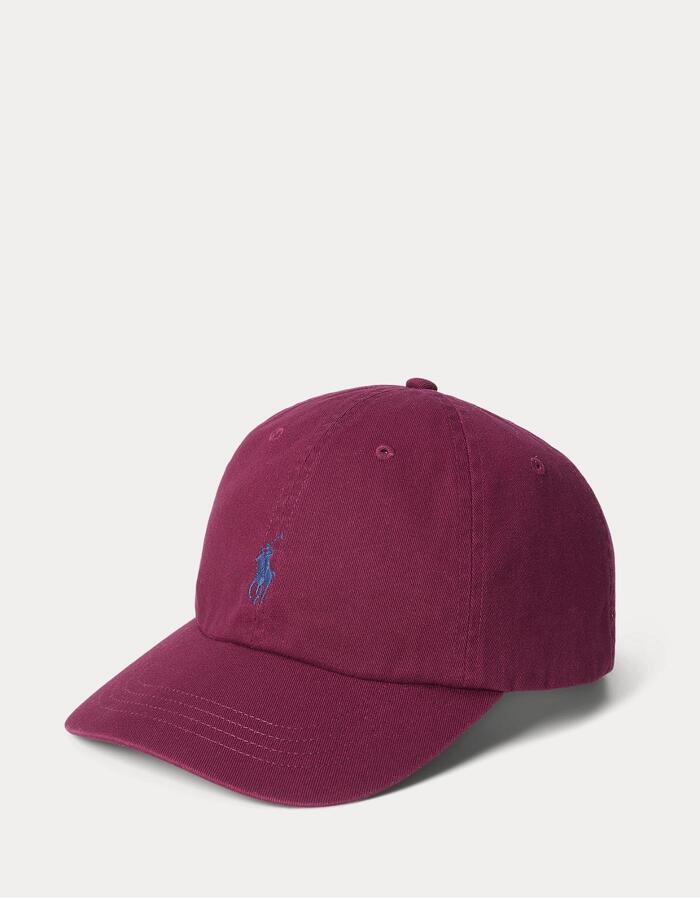 Katoenen chino ball cap