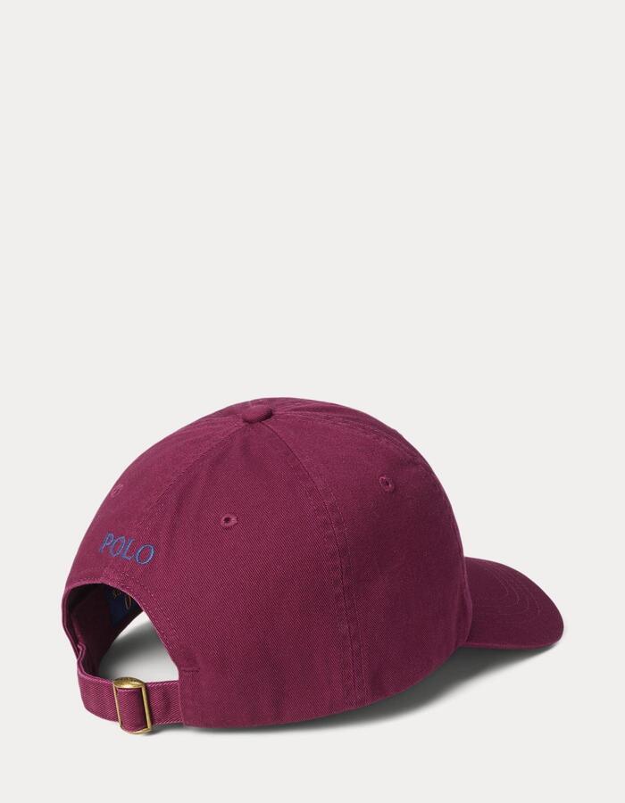 Katoenen chino ball cap