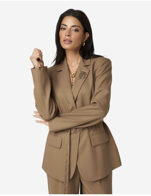 Janey - Blazer met ceintuur