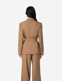 Janey - Blazer met ceintuur