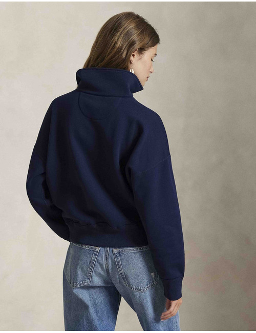 Fleece quarter zip pull