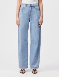 LIABLE - Jean à coupe décontractée en denim doux