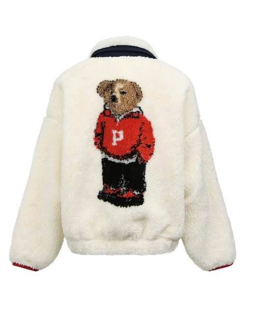 Polo Bear high pile fleece sweater