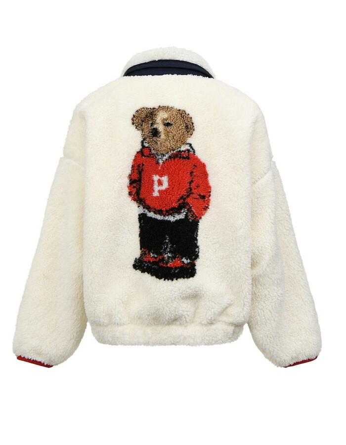 Polo Bear high pile fleece sweater
