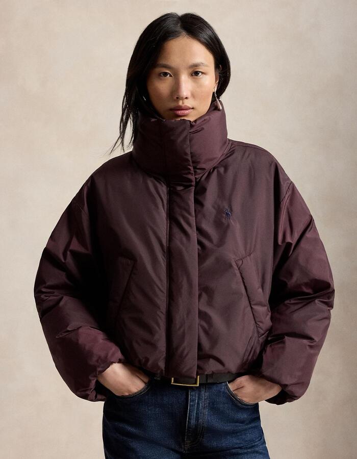 Cropped donzen puffer jacket