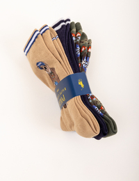 Polo Bear Fair Isle sokken 3-pack