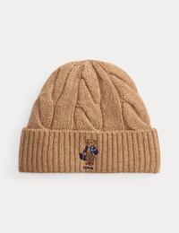 Polo Bear kabelgebreide muts