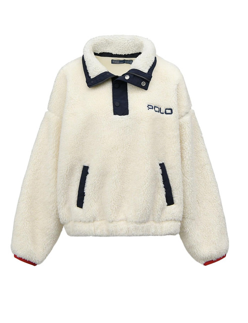 Polo Bear high pile fleece sweater