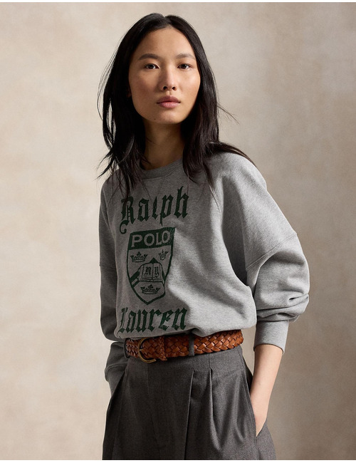 Pull en fleece avec imprimé PRL crest