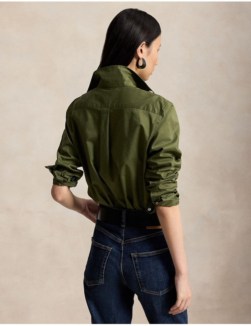 Katoenen twill hemd met klassieke pasvorm