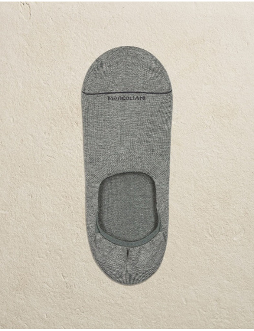 Chaussettes grises Pima Cotton Invisible Touch