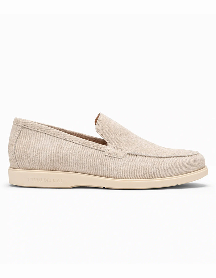 Loafer Urbino Velours Jeans Beige