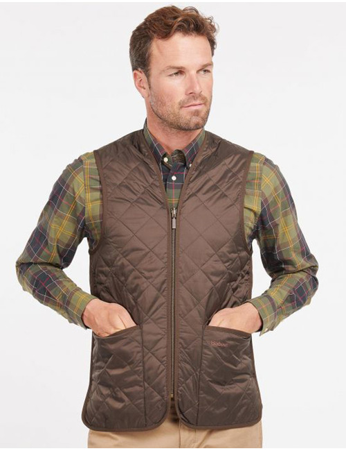 QUILTED WAISTCOAT/ZIP-IN LINER