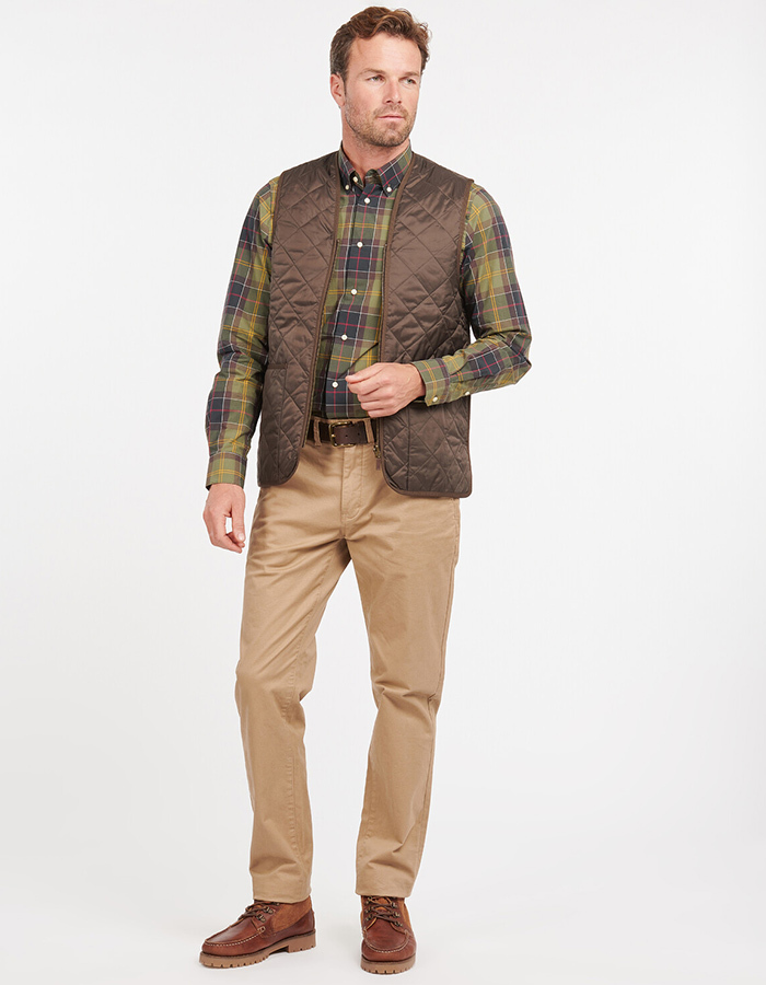QUILTED WAISTCOAT/ZIP-IN LINER