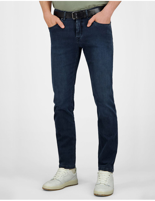Bradley stretchjeans met LYCRA® dark stone